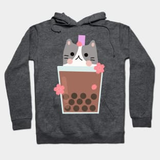 Cat Boba Tea Hoodie